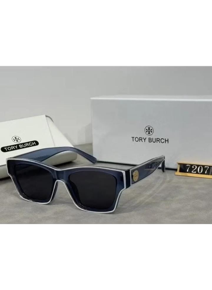 Tory Burch 100 ٪ UVA / UVB حماية النظارات الشمسية المعدنية للجنسين