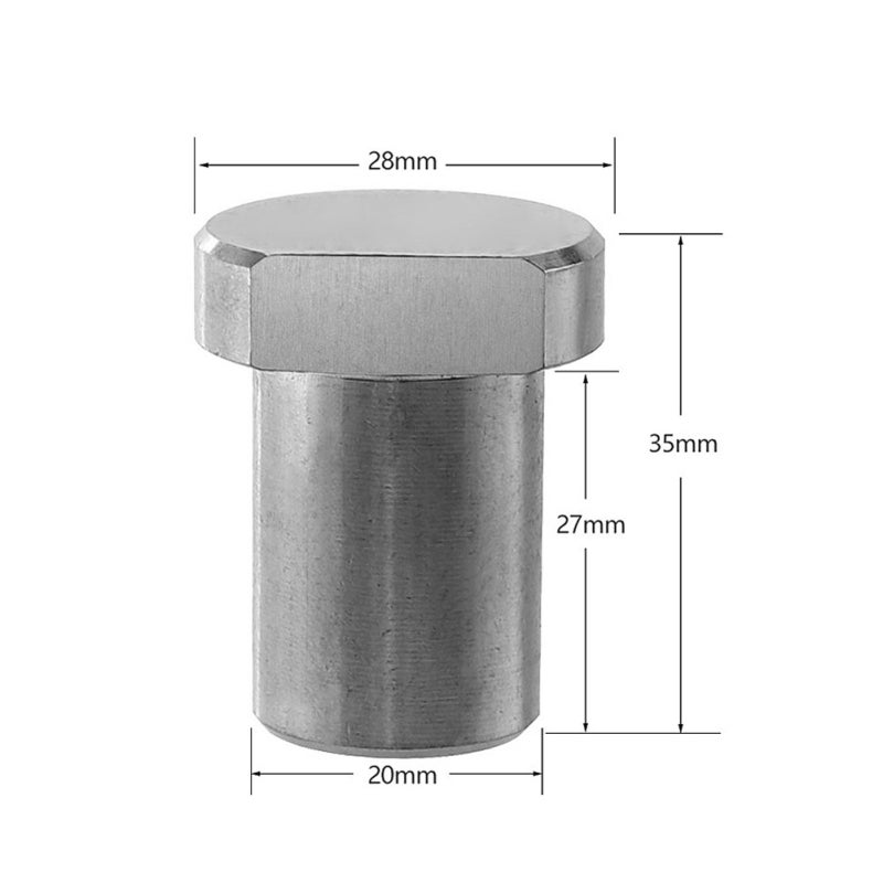 Stainless Steel Desktop Bench Dogs: 19mm Diameter Rust-resistant Durable Portable Tool - Easy To Operate Workbench Limit Block for Woodworking Home DIY Projects - Image 4