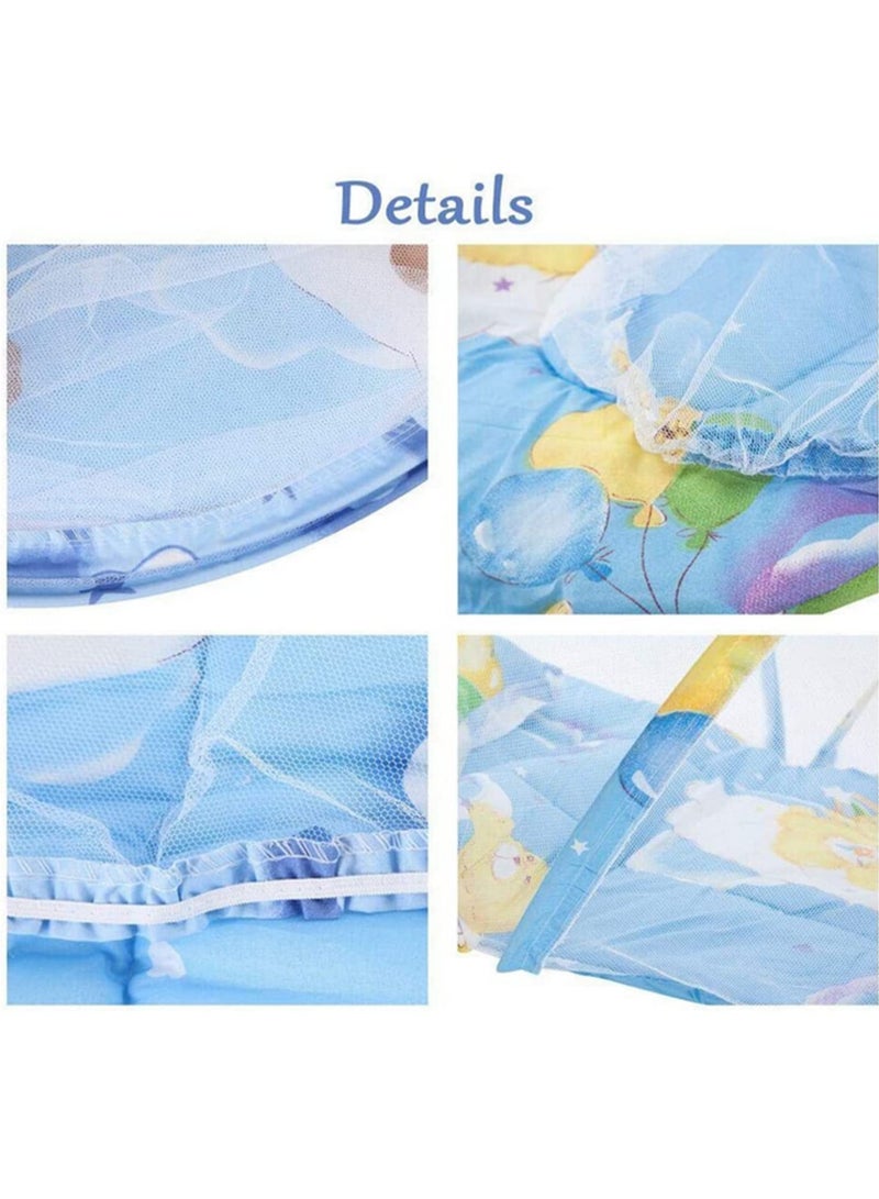 Baby Crib Netting Foldable Baby Bed Mosquito Net Polyester Newborn for Summer Travel Bed Netting Play Tent Children Infant Sleeping Protective Cover Breathable Nursery Essential - Image 5