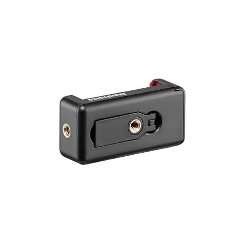 Manfrotto حامل ثلاثي صغير من مانفروتو مع مشبك عالمي للهواتف الذكية، صنع في إيطاليا، لجهاز آيفون مع أو بدون غلاف، CSC، الفلوغينغ، تصوير الفيديو، MKPIXICLMII-BK - Image 3