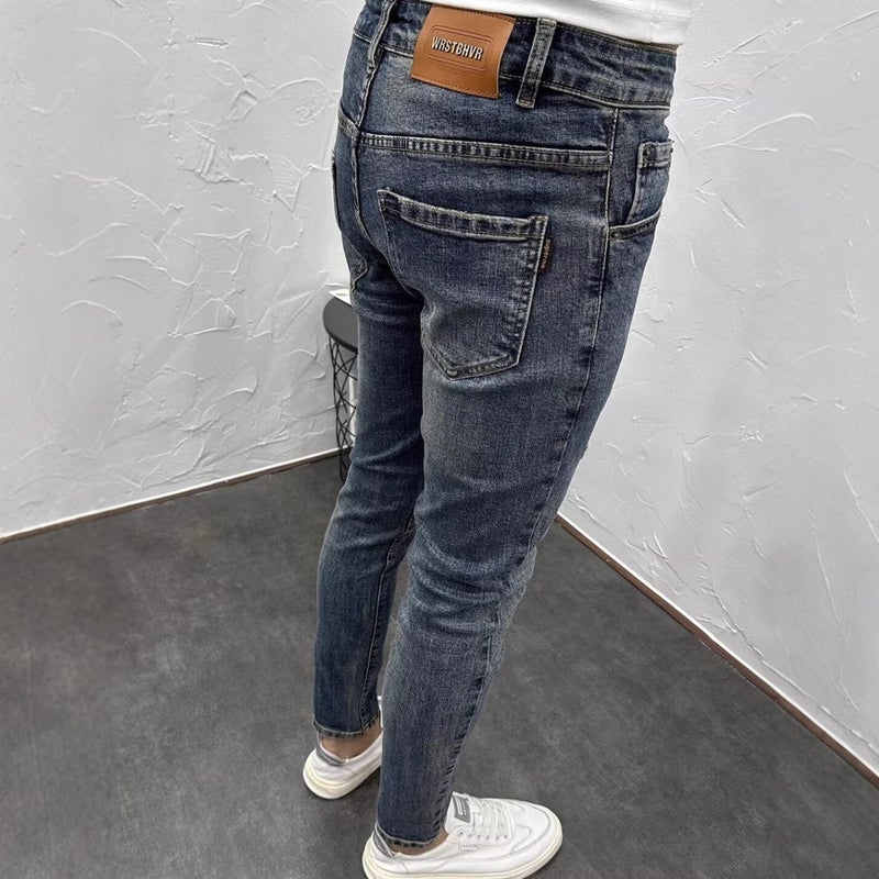 Unisex Classic Denim Jeans Loose Fit Daily Outdoor Wear - Image 4