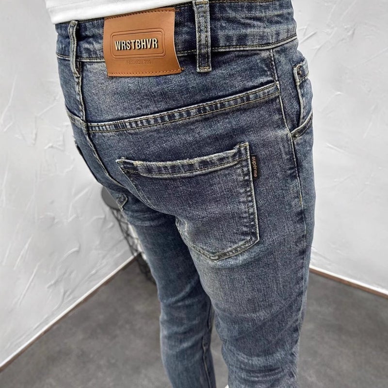 Unisex Classic Denim Jeans Loose Fit Daily Outdoor Wear - Image 3