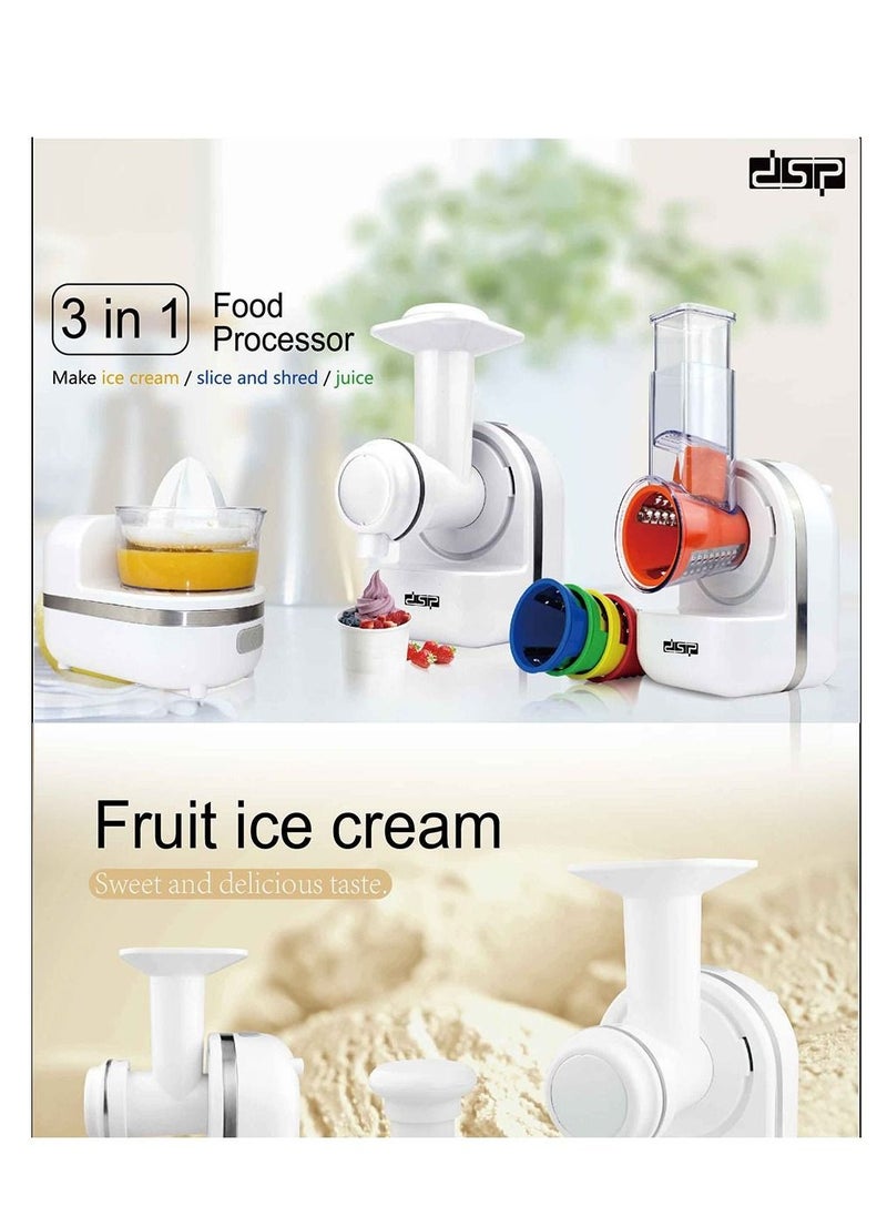 3 In 1 Food Processor 150W For Ice cream, Dessert making and Juicer White - pzsku/Z4138F444399B04C230F4Z/45/_/1677921418/686b47bd-bda9-4a5e-9158-0071eb045f6b