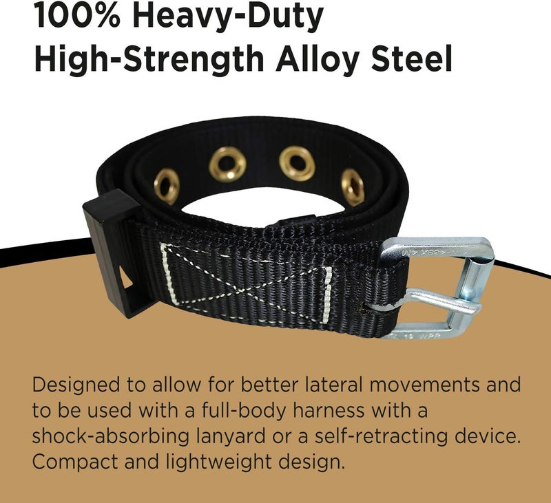 afp Tongue Buckle Body Harness, Heavy-Duty Tool Safety Belt, Construction Fall-Protection (OSHA/ANSI) - Image 3