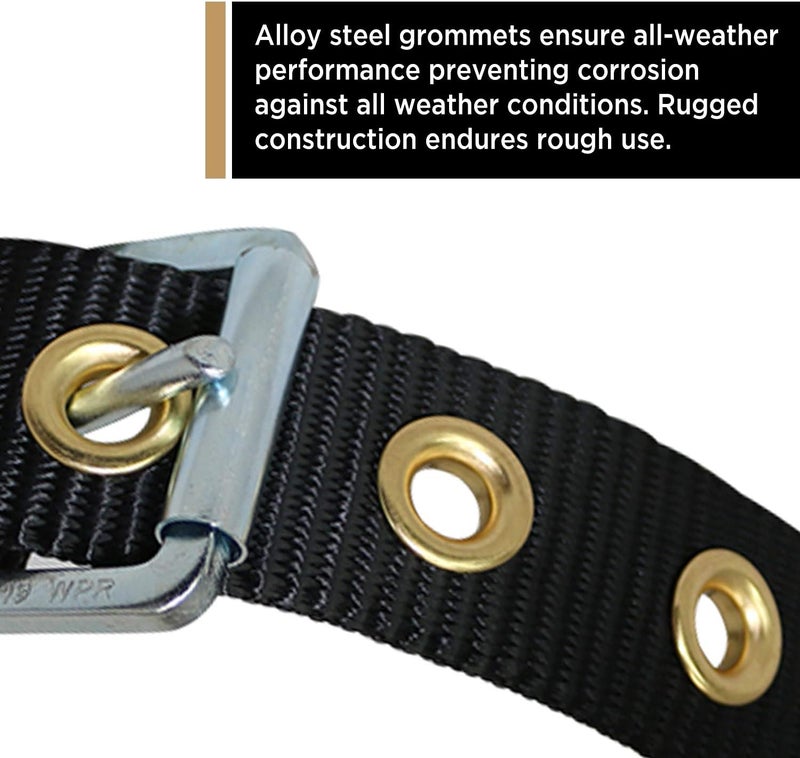 afp Tongue Buckle Body Harness, Heavy-Duty Tool Safety Belt, Construction Fall-Protection (OSHA/ANSI) - Image 5
