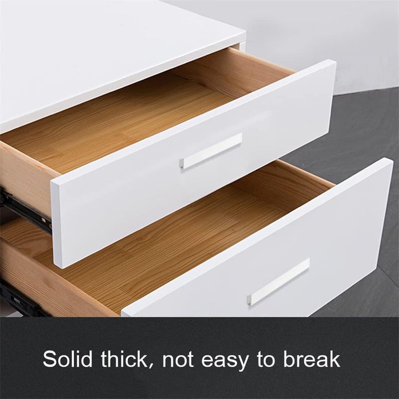 Cabinet Pulls, 2pcs L Shape Handles White Drawer Aluminum Alloy Furniture Handle,Cupboard knockers Bedroom Knob Knobber for Dresser - Image 5