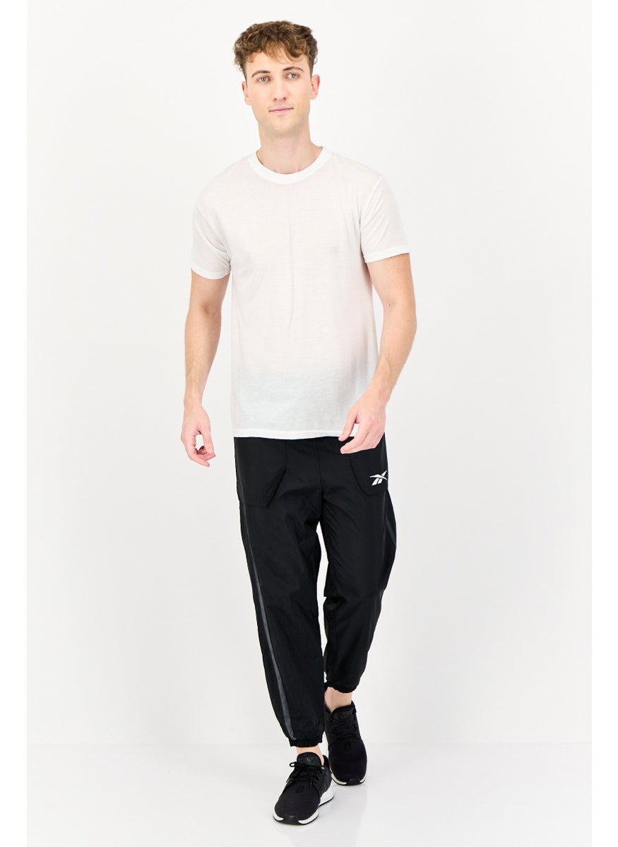 Reebok Men Sportswear Fit Training Sweatpants, Black  - Image 4