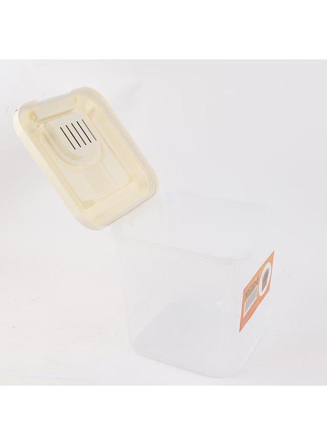 milano Plastic Pet Food Storage Container – Airtight Durable Bin with Lid & Scoop for Dry Dog & Cat Food, Odor-Free BPA-Free Design, Keeps Pet Food Fresh & Organized L27.5XW28XH27Cm - Image 2