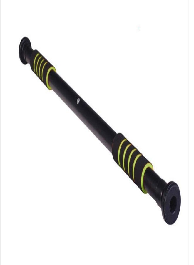 LAFILLETTE Indoor Home Multifunction Adjustable Abdominal Training Bar, Exercise Bar, Pull-up Door Bar, Multi-Exerciser with Adjustable Size(Green&Black) - Image 1