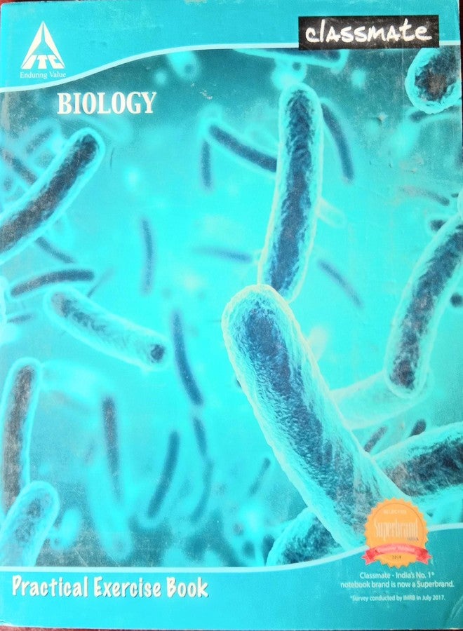Classmate Practical Notebook - Biology, Hard Cover, 116 Pages, 265x215mm(pack od 6) - Image 1