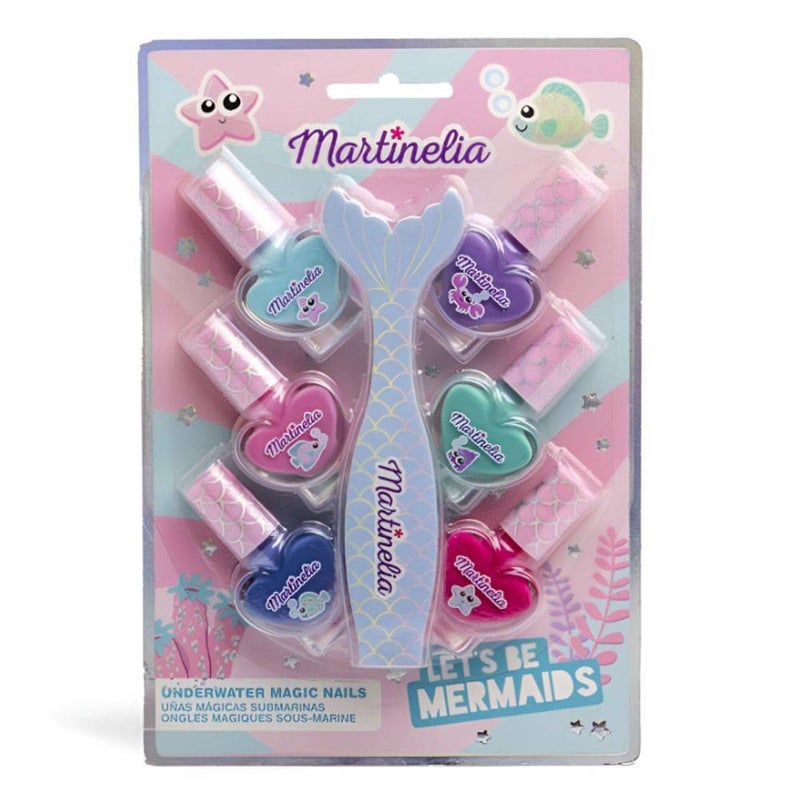 Martinelia Let’s Be Mermaids Underwater Magic Nails Polish Set (21 ml, 7 Pieces) - Image 2