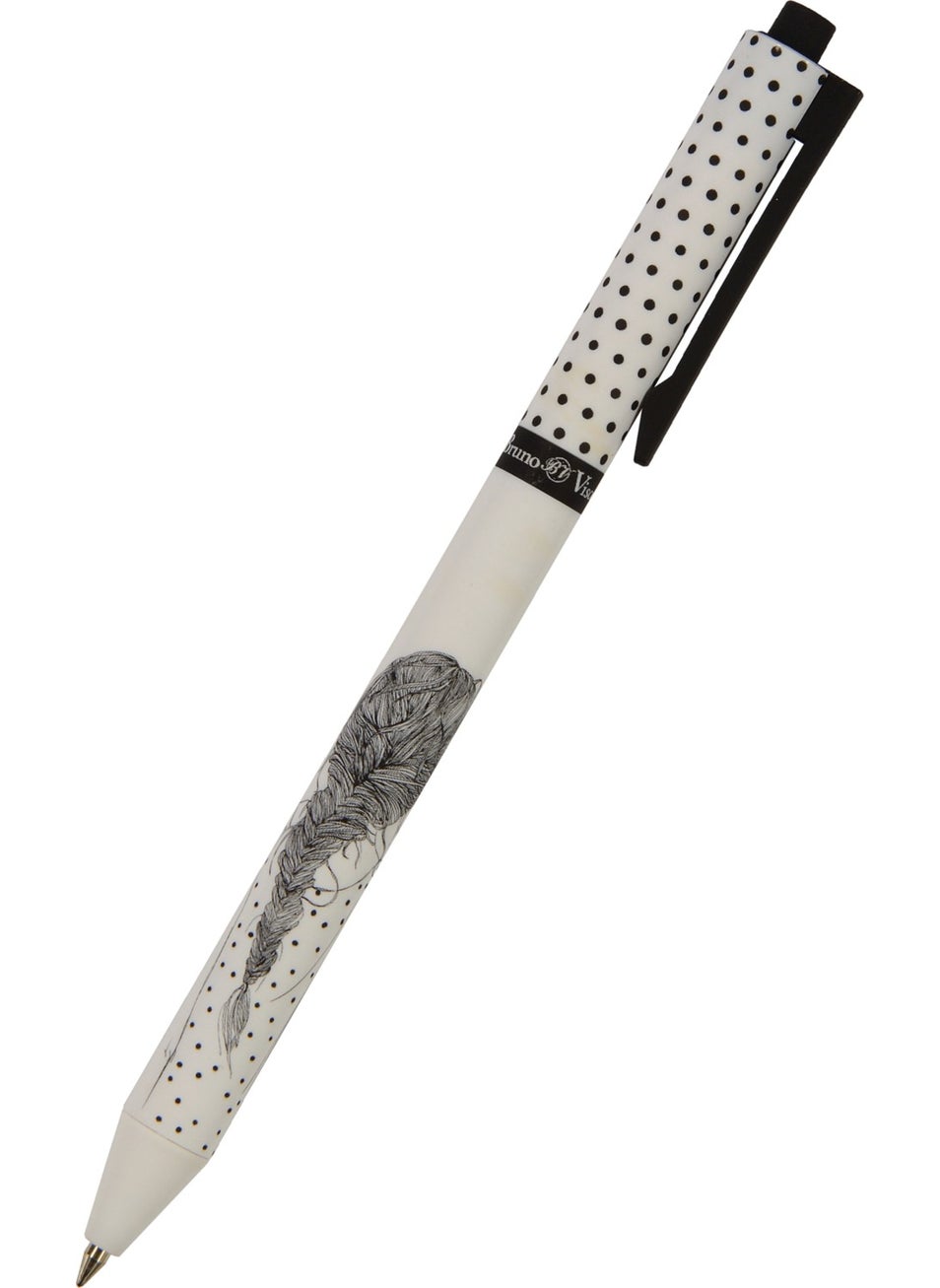 Bruno Visconti 'Artclick' Ballpoint Pen -Blue- 0.5 mm Girl with a Ponytail 