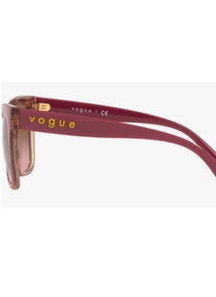 Vogue VOGUE SUNGLASS VO5428S 299414 SIZE 51 Bordeaux PINK Frame with BROWN LENS WOMEN  - Image 5