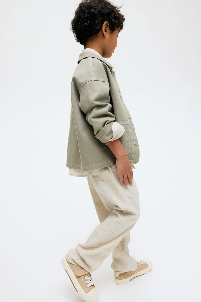 H&M Linen-blend trousers