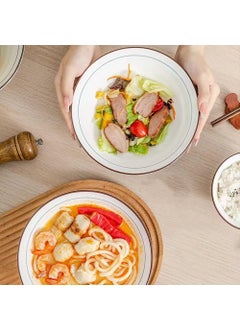 FS COOL FS COOL Large Noodle Ramen Bowl 1100 ml Udon Soup Soba Pot Noodles Bowls Diwali Gift Set Set of 4  - Image 3