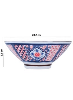 FS COOL FS COOL Large Noodle Ramen Bowl 1100 ml Udon Soup Soba Pot Noodles Bowls Diwali Gift Set Set of 4  - Image 2