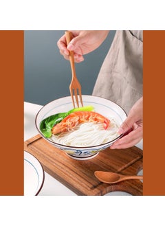 FS COOL FS COOL Large Noodle Ramen Bowl 1100 ml Udon Soup Soba Pot Noodles Bowls Diwali Gift Set Set of 4  - Image 4
