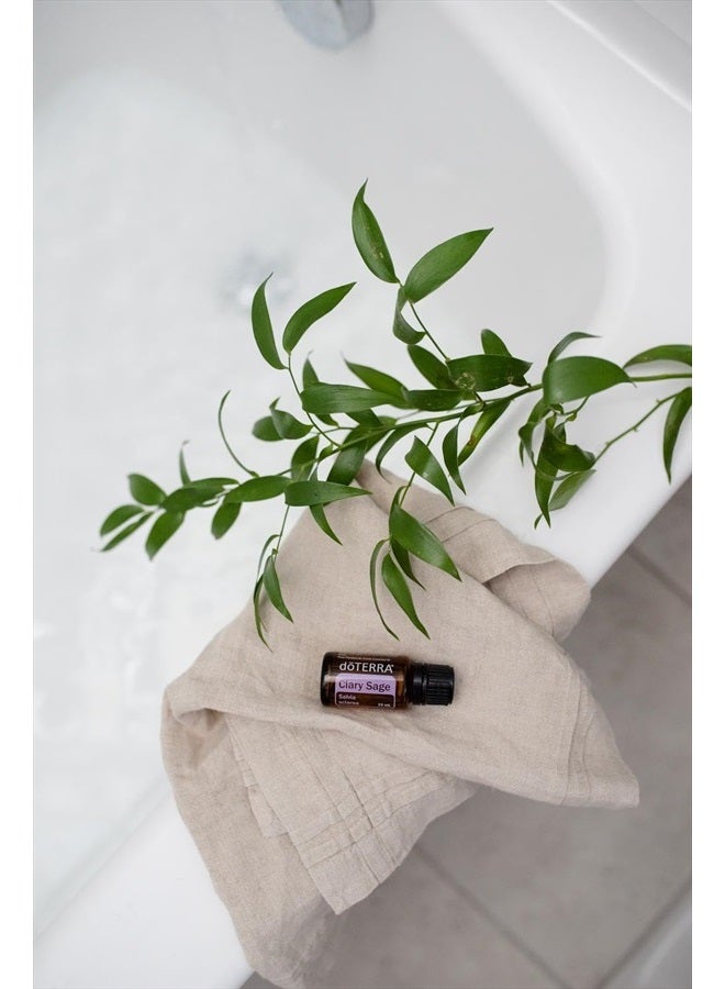 DoTerra دو تيرا - زيت المريمية الأساسي - يعزز مظهر الشعر وفروة الرأس الصحي، مهدئ ومريح للبشرة؛ للاستخدام في التبخير، داخليًا، أو موضعيًا - 15 مل - Image 2