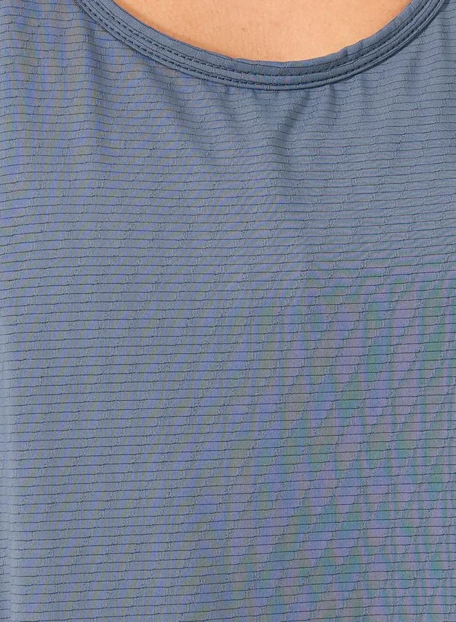 Styli Textured Racerback Tank Top