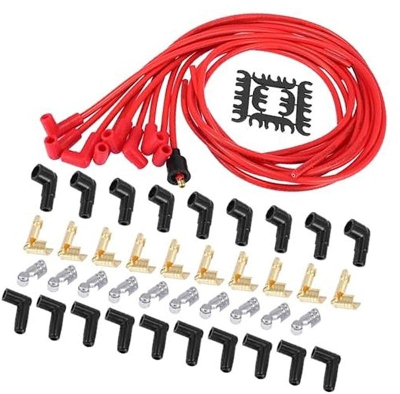 Vuzmode 8mm Universal Spark Plug Ignition Wire Set - Image 1