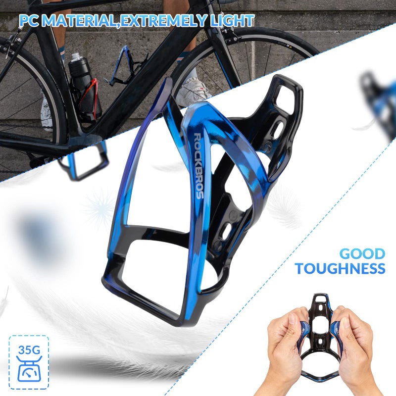 ROCKBROS Bike Water Bottle Holder Ultra-Light Bicycle Bottle Cages with Screws Tool, Universal Bike Cup Holder Rack for Road MTB Bikesâ€¦ - Image 3