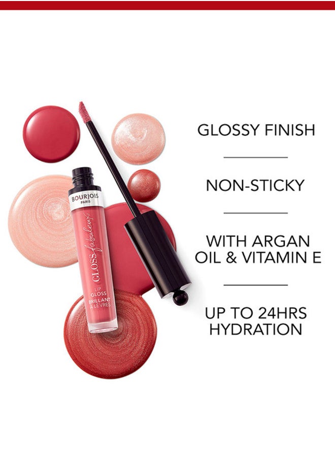 BOURJOIS PARIS - Gloss Fabuleux Lip Gloss - 10 - Rose Symphonic, 3.5Ml - Image 1