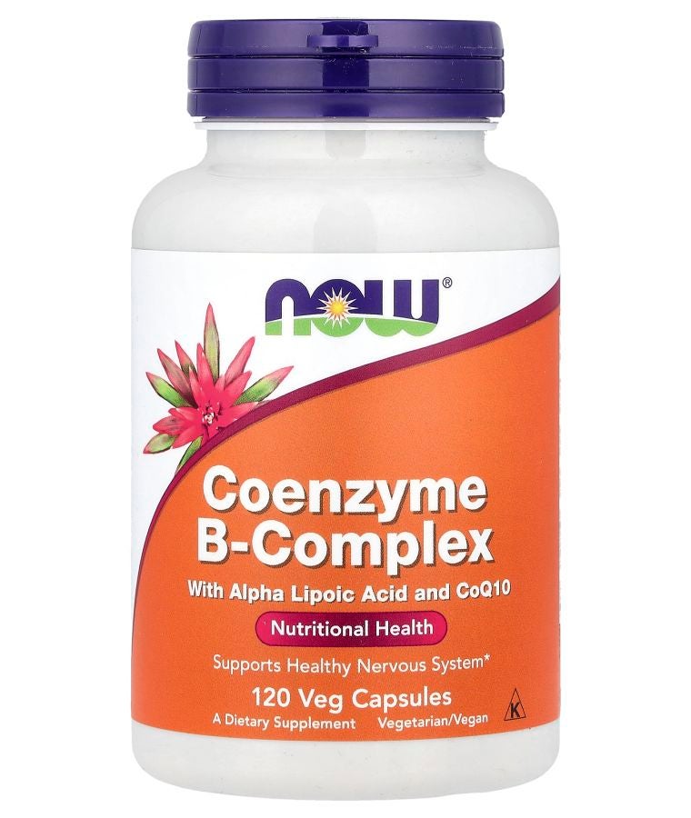 now Coenzyme B-Complex With Alpha Lipoic Acid and CoQ10 120 Veg Capsules