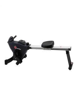PowerMax Fitness Fitness® Rh-200 Rowing Machine For Full Body Workout At Home Gym 8 Levels Magnetic Resistance, Lcd Display, Max User Weight 110Kgs Rower For Cardio & Strength Training Equipment Black  - Image 1