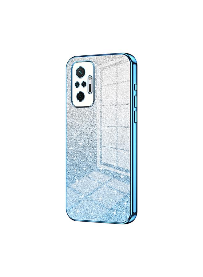 The Bros Case For Xiaomi Redmi Note 10 Pro/10 Pro Max Gradient Glitter Powder Electroplated Phone Case