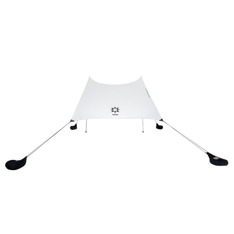 Neso Grande Portable Beach Tent Sun Shelter Lightweight Beach Shade Canopy Easy Setup for Family Outings Patented Reinforced Corners UPF 50 Sun Protection 7ft Tall 9 x 9ft White - Image 2