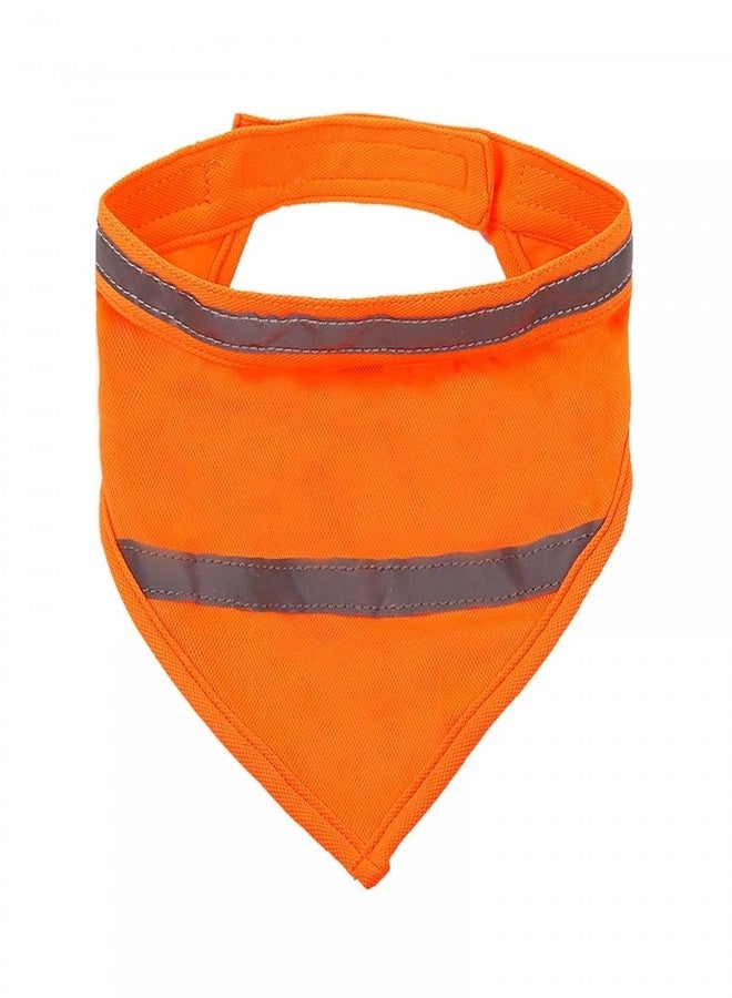 MiOYOOW Dog Bandana, Reflective Dogs Towel Bib Adjustable High Visibility Pet Scarf for Dog Camping Hunting Travel Walking - Image 1