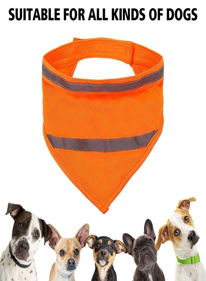 MiOYOOW Dog Bandana, Reflective Dogs Towel Bib Adjustable High Visibility Pet Scarf for Dog Camping Hunting Travel Walking - Image 5