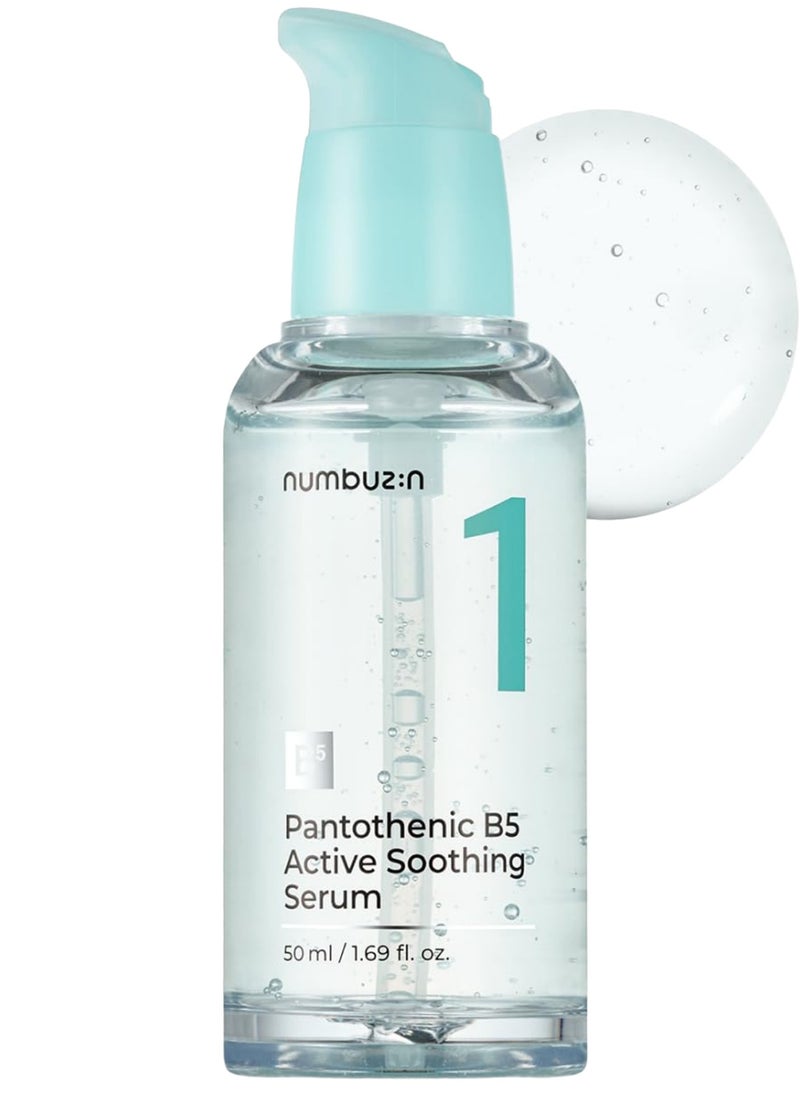 numbuzin NUMBUZIN No.1 Pantothenic B5 Active Soothing Serum - Calming & Hydrating Formula for Sensitive Skin, 50ml  - Image 1