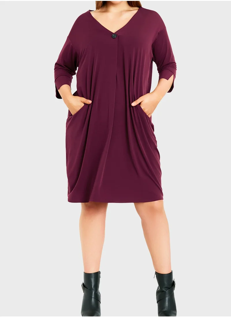 Avenue Pocket Detail Dress