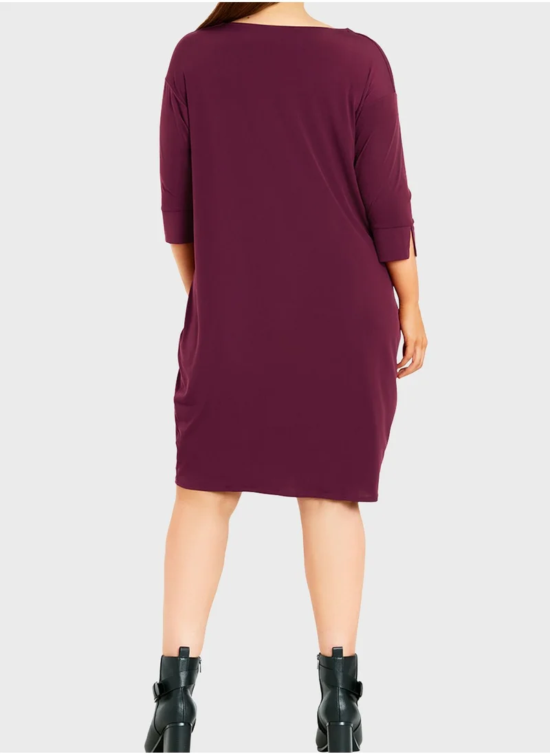 Avenue Pocket Detail Dress