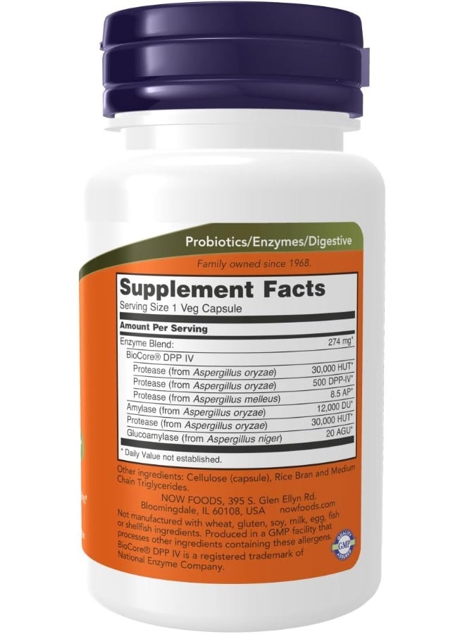 now Foods Gluten Digest Enzymes 60 Vcaps - Image 2