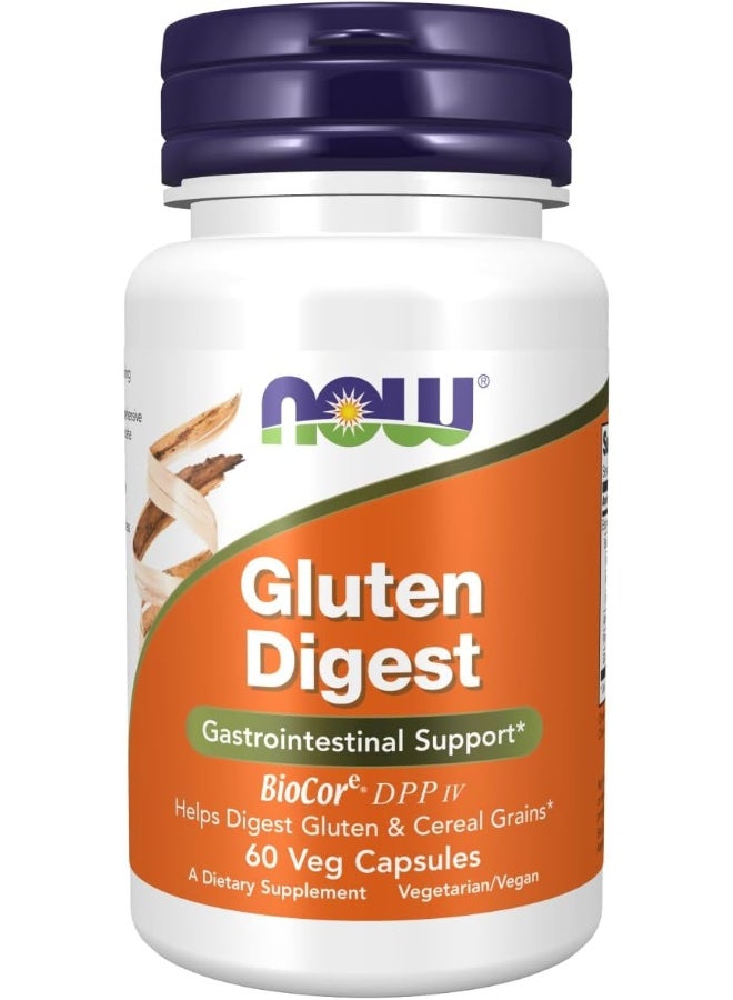 now Foods Gluten Digest Enzymes 60 Vcaps - Image 1