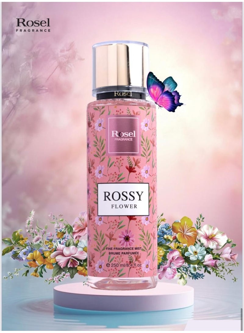 ROSEL BODY MIST 250ML ROSSY FLOWER