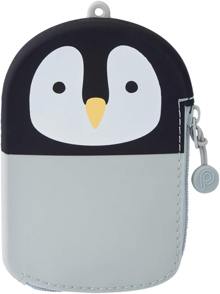 LIHITLAB A7784-10 Passport Pass Case, Penguin - Image 1