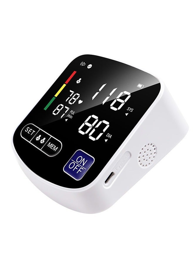 general Electronic Blood Pressure Monitor，Upper Arm Style Blood Pressure Monitor，Blood Pressure Machine for Home Use with Voice and LCD Digital Display - Image 2
