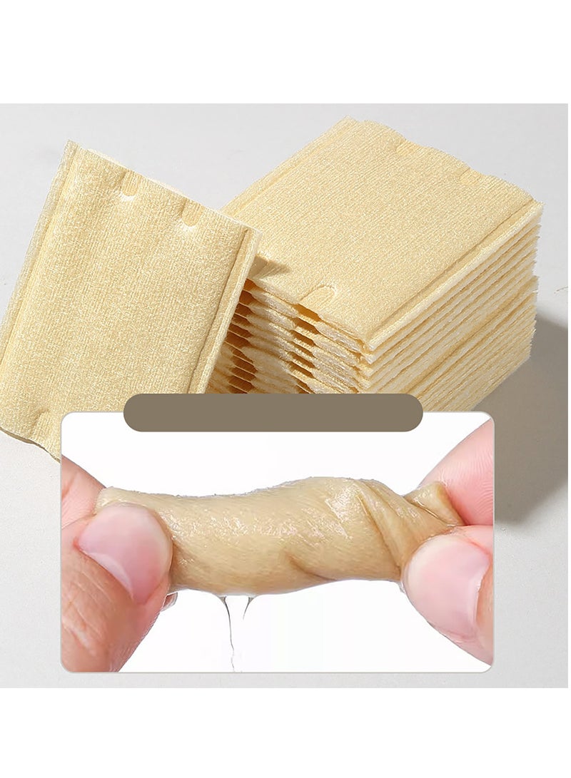 general Bamboo Fiber Cotton Makeup Remover Pads (120 Pcs) - 100% Pure Cotton Organic Pads, Lint Free, Gentle, Unique Triple Layers & Ultra Soft, for Facial/Eye/Nails Makeup Remover (Bamboo Fiber Cotton Pads) - Image 2