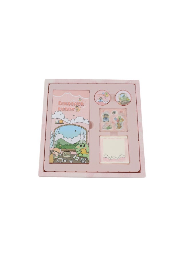 Midi Dinosaur Buddy Study Set: Cute Notebook & Stickers - Image 4