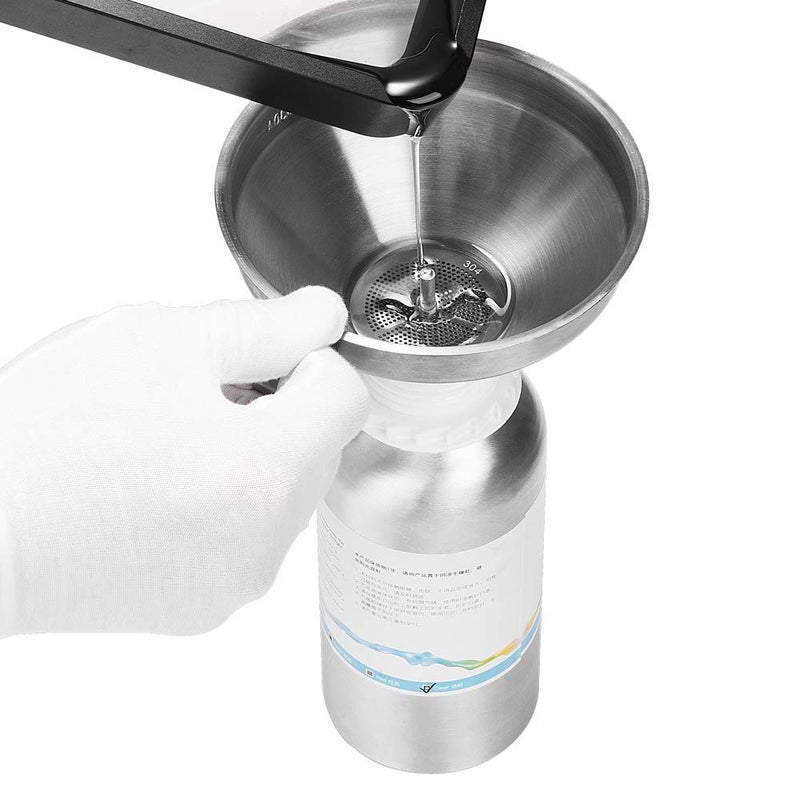 Sovol 3D Stainless Steel Funnel, Resin Funnel Filter Cup for SLA/DLP/LCD Resin 3D Printer UV Resin, Double-Strainer Filter for 3D Printing Liquid, Coming with Resin Cleaning Kit - Image 1