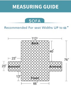 LEOKOR 3 Seat Sofa Slipcover 100% Waterproof Pets Protector Furniture Covers Easy-Going Reversible Couch Cover with Non Slip Elastic Straps  - Image 2