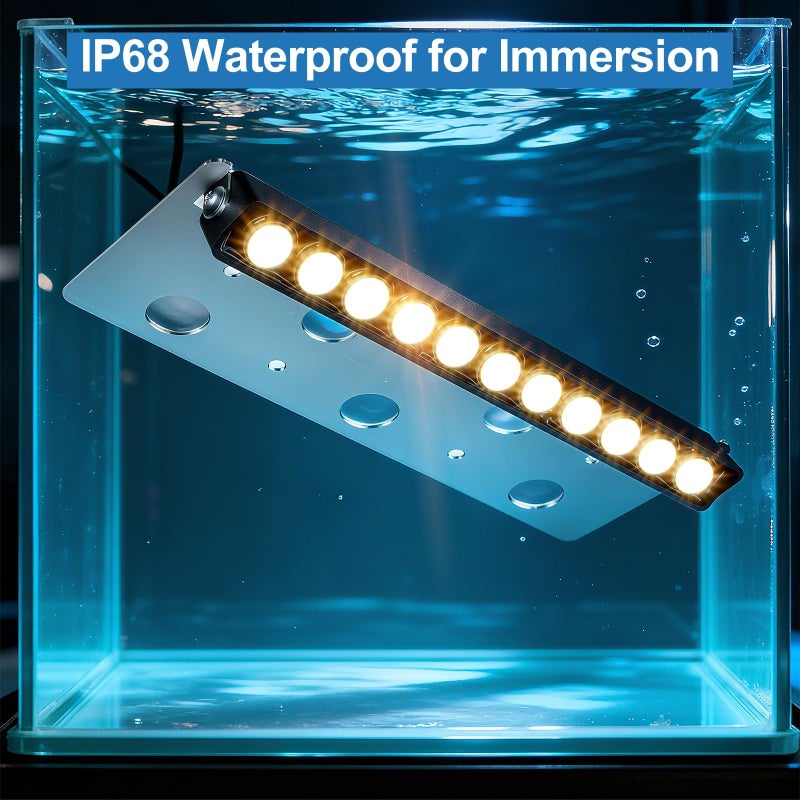 ZZXX All-in-One Retaining Wall Lights 7.87 Inch LED Hardscape Lighting, 12V-24V Low Voltage Step Lights 2700K, IP68 Waterproof Outdoor Landscape Lights for Patio Walls Stairs Decor, 3W Lights 8-Pack - Image 5