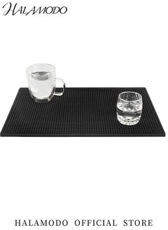 HALAMODO Bar Mats 18"x12" PVC Bar Service Mat Heavy Duty Non-Slip Bar Service Mat for Coffee & Bar & Restaurants & Home & Countertop & Table Top  - Image 2