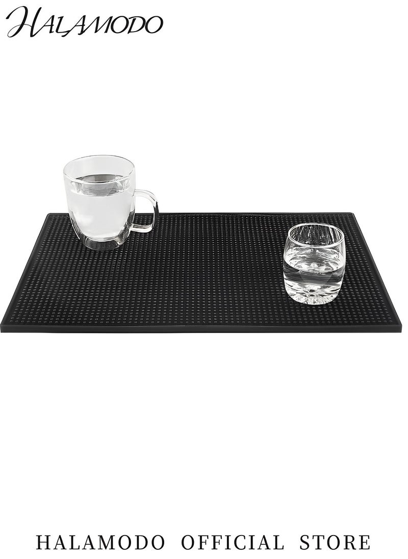 HALAMODO Bar Mats 18"x12" PVC Bar Service Mat Heavy Duty Non-Slip Bar Service Mat for Coffee & Bar & Restaurants & Home & Countertop & Table Top  - Image 2