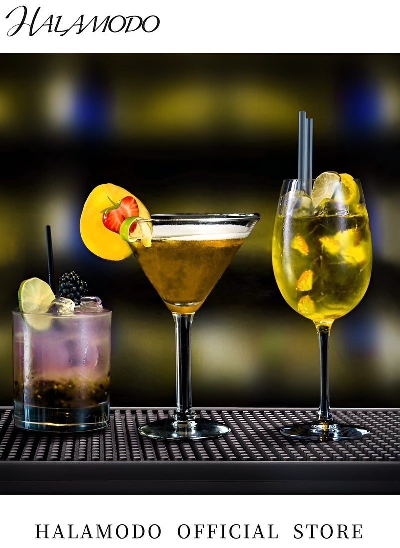 HALAMODO Bar Mats 18"x12" PVC Bar Service Mat Heavy Duty Non-Slip Bar Service Mat for Coffee & Bar & Restaurants & Home & Countertop & Table Top  - Image 5