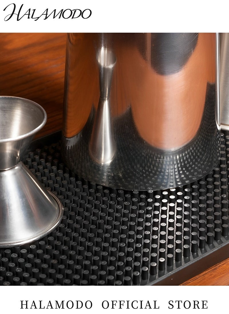 HALAMODO Bar Mats 18"x12" PVC Bar Service Mat Heavy Duty Non-Slip Bar Service Mat for Coffee & Bar & Restaurants & Home & Countertop & Table Top  - Image 3