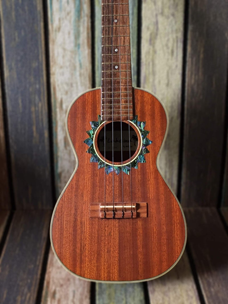 Inlaystickers Decal for Concert Ukulele - Soundhole Rosette/Purfling - Sun - Abalone Blue,UKR-304SP-AB-C - Image 4